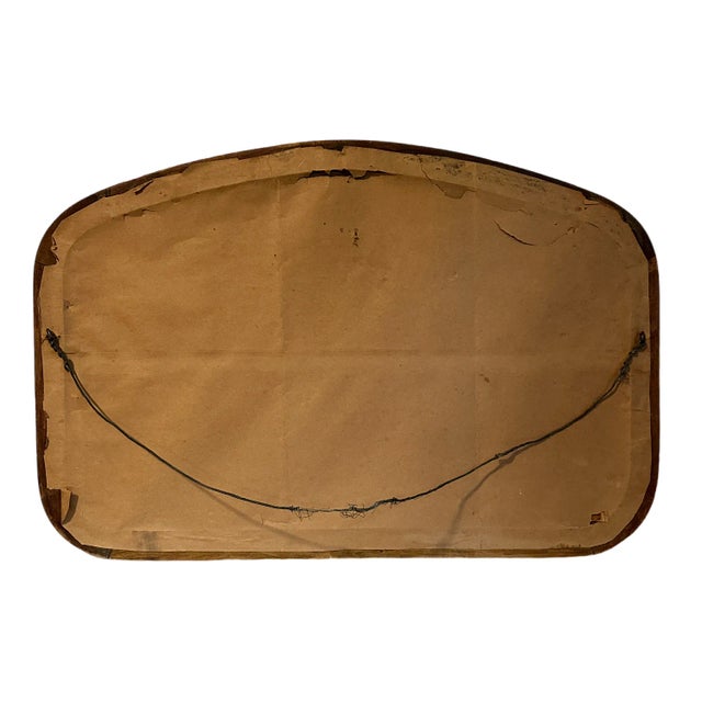 Wood Large Antique 1920s Art Nouveau R. Atkinson Fox Framed Print - Dancing Maidens For Sale - Image 7 of 7