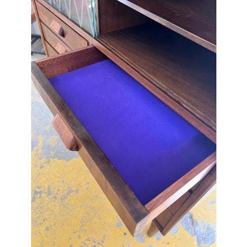 Danish Teak Display Cabinet For Sale - Image 9 of 11