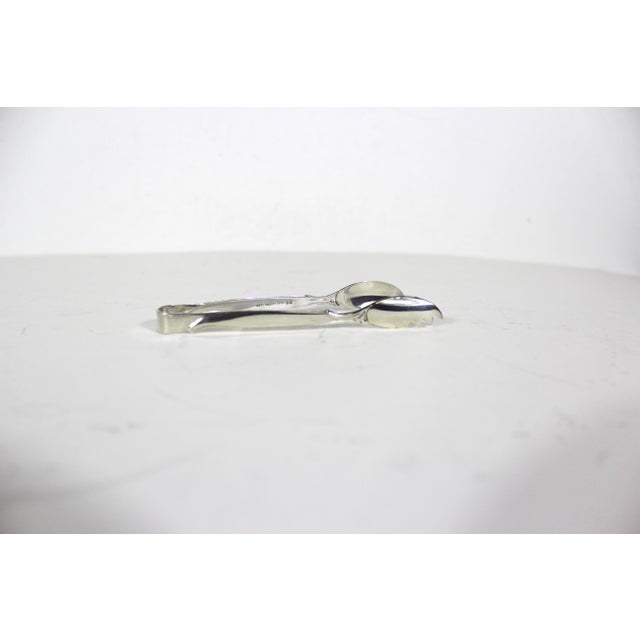 1956 Vintage Silver Sugar or Ice Tongs With Lobster Claw Tips Bar Cart Styling Rogers Flair For Sale - Image 11 of 12