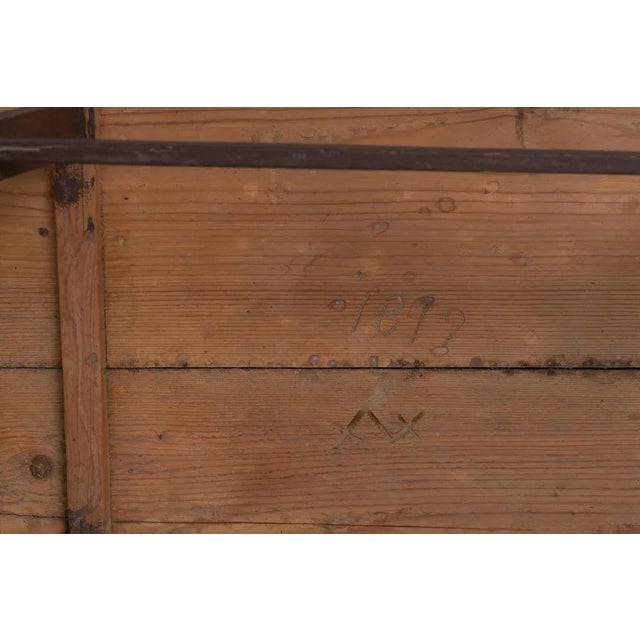 19th Century Swedish Folk Art Pine Side Table For Sale - Image 10 of 11