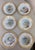 Up for sale is a set of 6 antique hand-painted Limoges porcelain fish plates from the turn of the century. These round...