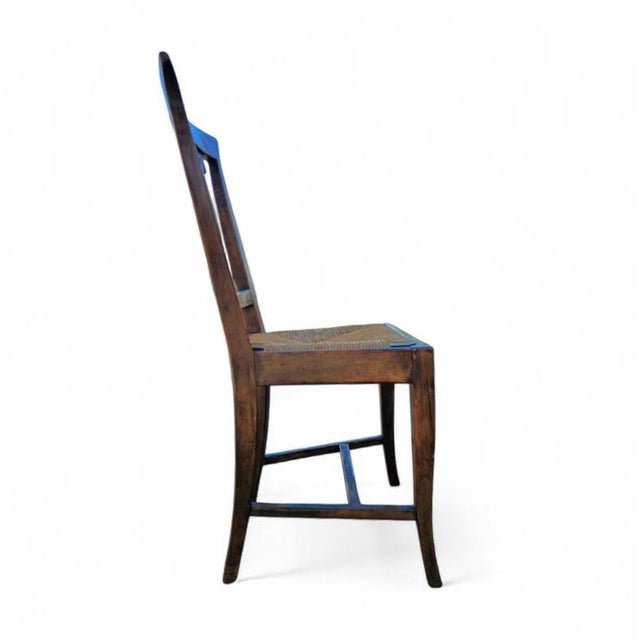 Elm Dining Chairs with Carved Back Frames in Rosette, France, 1890-1900, Set of 4 For Sale - Image 11 of 18