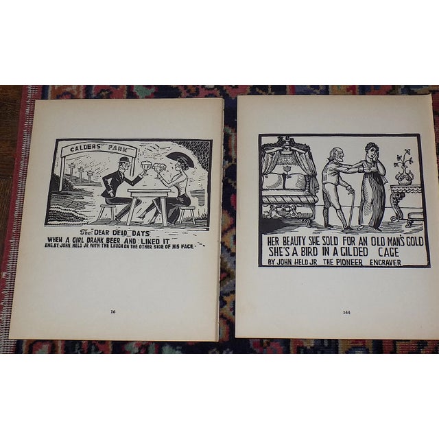 Vintage John Held Jr .Early 20th Century Humorous Americana Woodcuts - Set of 12 For Sale In Cincinnati - Image 6 of 9