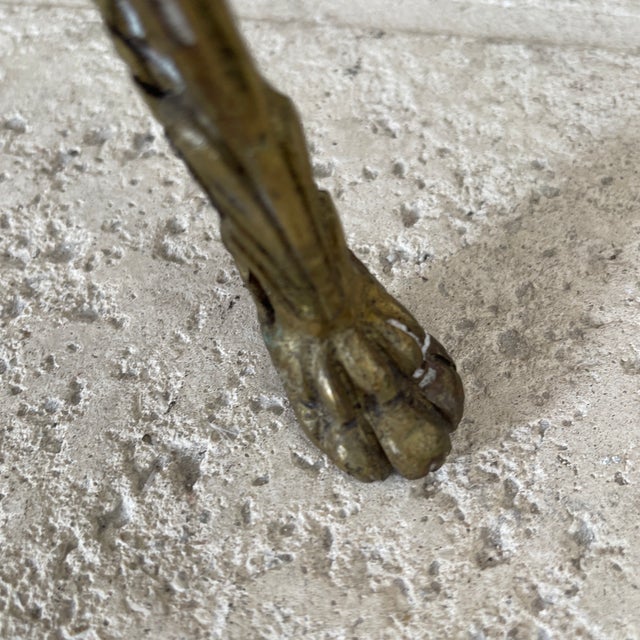 French Louis XV Style Bronze & Marble Table Early 20th Century For Sale - Image 10 of 12