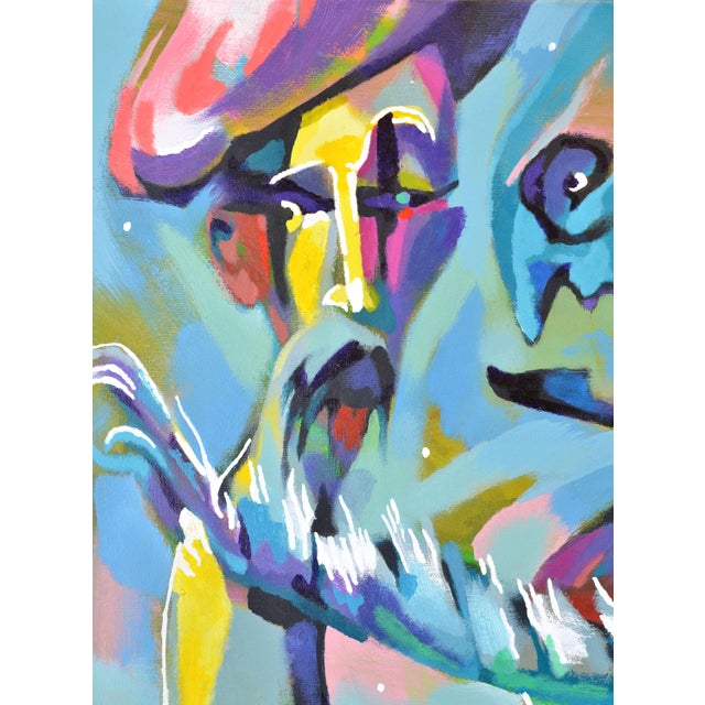 Rauls Zitmanis, Waiting for Inspiration, 2011, Acrylic Painting on Canvas, in Very Good conditions. Designed from 2000...