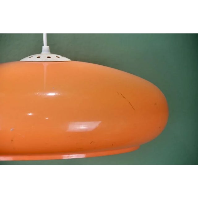 1970s Orange Plastic Lamp, 1970s For Sale - Image 5 of 14