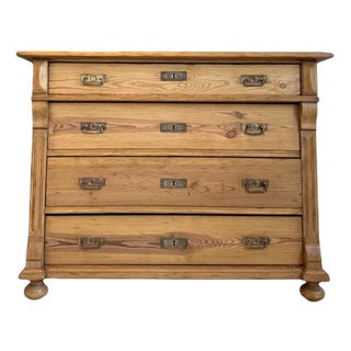 Antique Gründerzeit Chest of Drawers in Softwood For Sale