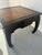 Asian Burlwood Table With Black Legs For Sale - Image 3 of 5