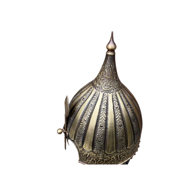 Fluted Ottoman Chichak Helmet For Sale - Image 14 of 14