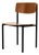 Teak Chair on Metal Base For Sale