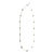 Modern Modern 8.25ct Yellow Sapphire 18k Gold Link Station Chain Necklace For Sale - Image 3 of 10