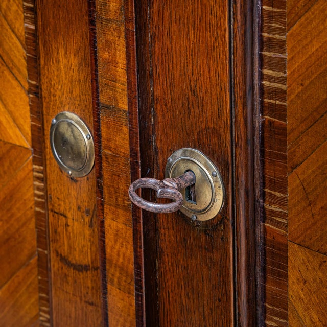 Baroque Slant-Front Secretary, Mid-18th Century For Sale - Image 4 of 7