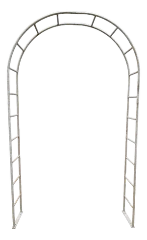 Classic Galvanized Rose Arch Rack for Climbing Plants