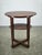 Vintage Czech Art Deco Oval Beech Side Table with Lower Shelf, 1920s For Sale - Image 10 of 13