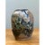 Handcrafted during the mid-20th century, this vintage stoneware studio pottery vase features a bulbous, compact form...