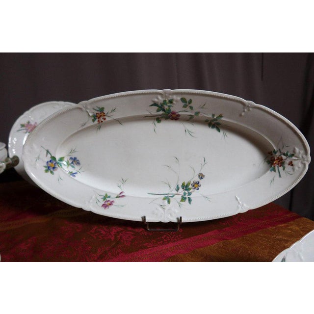 Porcelain Table Service from Maison Pouyat Limoges, Set of 57 For Sale - Image 9 of 13