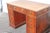 1940s 1940s Traditional Carved Wood 9 Drawer Writing Desk For Sale - Image 5 of 13