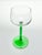 2000 - 2009 Cristal D’Arques “Emerald” Green Stem Hock Rhine Wine Glasses - Set of 11 For Sale - Image 5 of 6