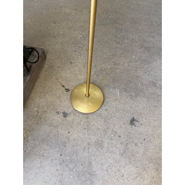 Vintage Adjustable Brass Hotel & Restaurant “Thank You for Not Smoking” Floor Sign For Sale - Image 9 of 9
