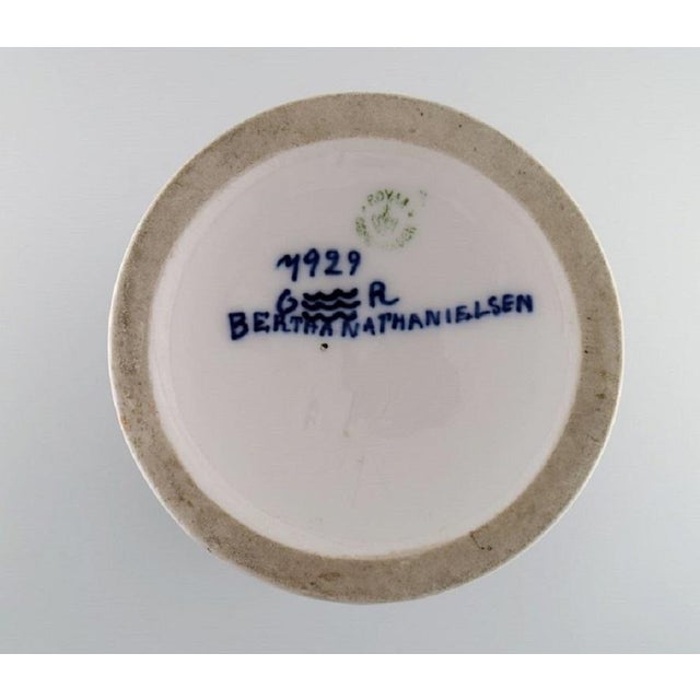 Pink Large Art Nouveau Vase Bertha Nathanielsen for Royal Copenhagen, 1929 For Sale - Image 8 of 9