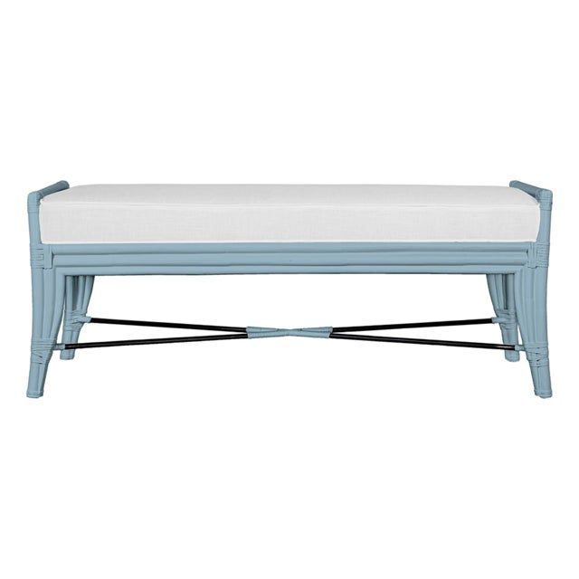 Malacca Bench - Pool Blue For Sale