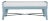 Malacca Bench - Pool Blue For Sale