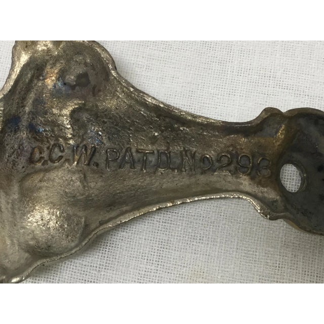 1920s Antique German Chandelier Arms/Drawer Hardware - Set of 5. For Sale - Image 5 of 9