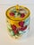 French Vintage Limoges France Handpainted Condiment Jar For Sale - Image 3 of 7