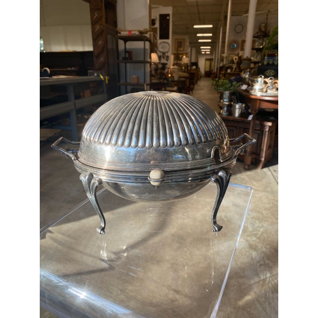 Silver Early 20th Century Mappin Brothers Antique Armorial Silverplated Breakfast Dome For Sale - Image 8 of 8