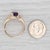 Gemstone 1.66ctw Oval Amethyst Diamond Ring 14k Yellow Gold Size 7.25 For Sale - Image 7 of 7