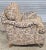 Late 20th Century Late 20th Century Stickley Lounge Arm Chair With Matching Ottoman Footstool Needlepoint Fabric For Sale - Image 5 of 16