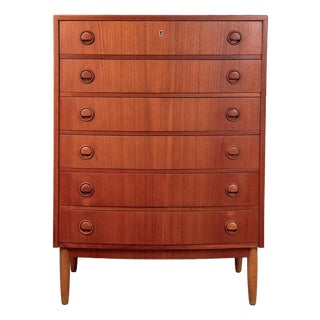 Vintage Danish Teak 6-Drawer Dresser For Sale