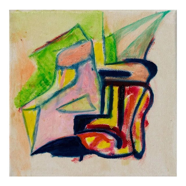 Giorgio Lo Fermo, Acid Composition, Oil Painting, 2020 For Sale