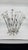 White Vintage Tole Kinetic Sculpture of White Flowers With a Bee For Sale - Image 8 of 12