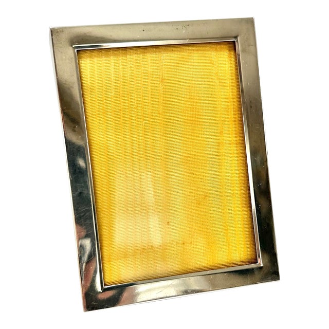 Antique Webster Sterling Silver Picture Frame With Silk Liner - Early 20th Century For Sale