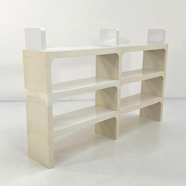 White Modular Shelf by Olaf Von Bohr for Kartell, 1970s For Sale - Image 14 of 15