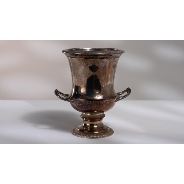 Mid 20th Century Spain Neoclassical Silver Ice Bucket For Sale In Greensboro - Image 6 of 15