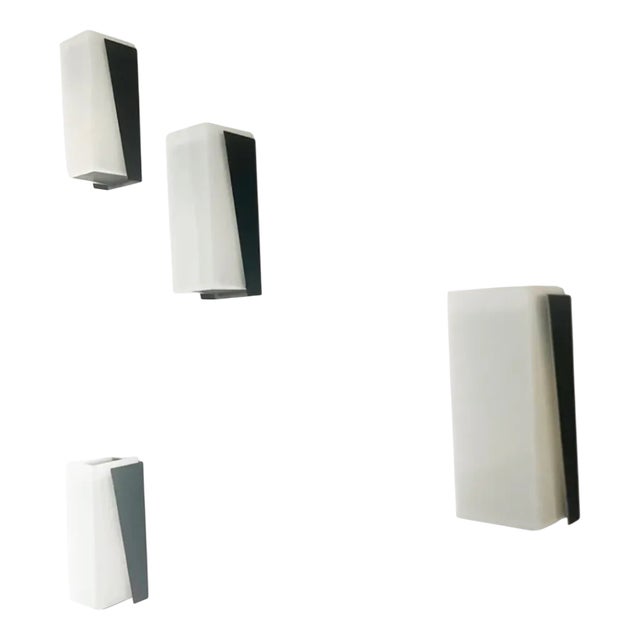 Metal and Bakelite Wall Lights from Stilux, 1960s, Set of 4 For Sale