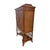 Contemporary Vintage Pagoda-Top Rattan Cabinet With Diamond-Weave Doors For Sale - Image 3 of 5