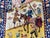 Gold & Navy Pictorial Hunting Scene Hand-Knotted Wool Rug - 3'1" X 4'6" For Sale - Image 6 of 10
