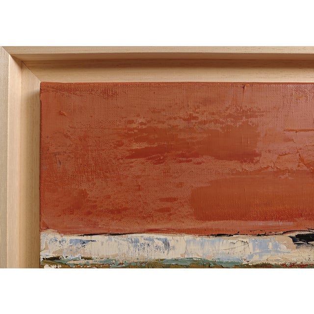 Lueur Fauve is a contemporary abstract landscape that captures the quiet dialogue between earth, sky, and light through a...