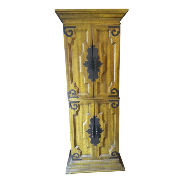 1970s Spanish Revival Bar Cabinet For Sale