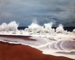 "Breakers" Acrylic Painting on Canvas by Mary Anne McKernie