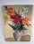Paint Vintage, French Oil on Board, Floral Painting For Sale - Image 7 of 7