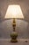 Metal Electrified Kerosene Lamps in Glazed Earthenware with Gilt Bronze Mounts and Geometric Decor from Longwy, Late 19th Century, Set of 2 For Sale - Image 7 of 14