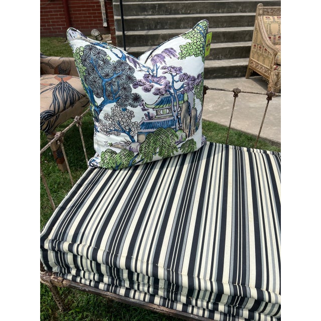 Vintage Iron Daybed Bench For Sale - Image 11 of 12