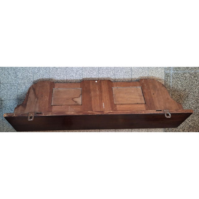 Antique German Art Nouveau Handcrafted Wall-Mounted Coat Rack, 1900s For Sale - Image 4 of 5