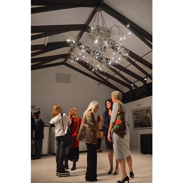 Metal The Art of Grounding Chandelier by Frankie Cesare For Sale - Image 7 of 11
