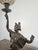 Stone Art Nouveau Spelter Oil Lamps, Set of 2 For Sale - Image 7 of 8