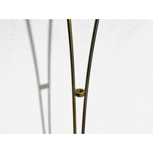 Mid-Century Floor Lamp in Brass with Fiberglass Shades attributed to Cosack, 1950s For Sale - Image 16 of 18